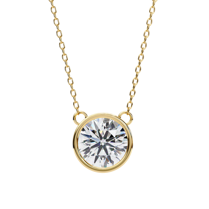 Viennette Opulenza Round Solitaire Pendant