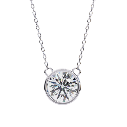 Viennette Opulenza Round Solitaire Pendant