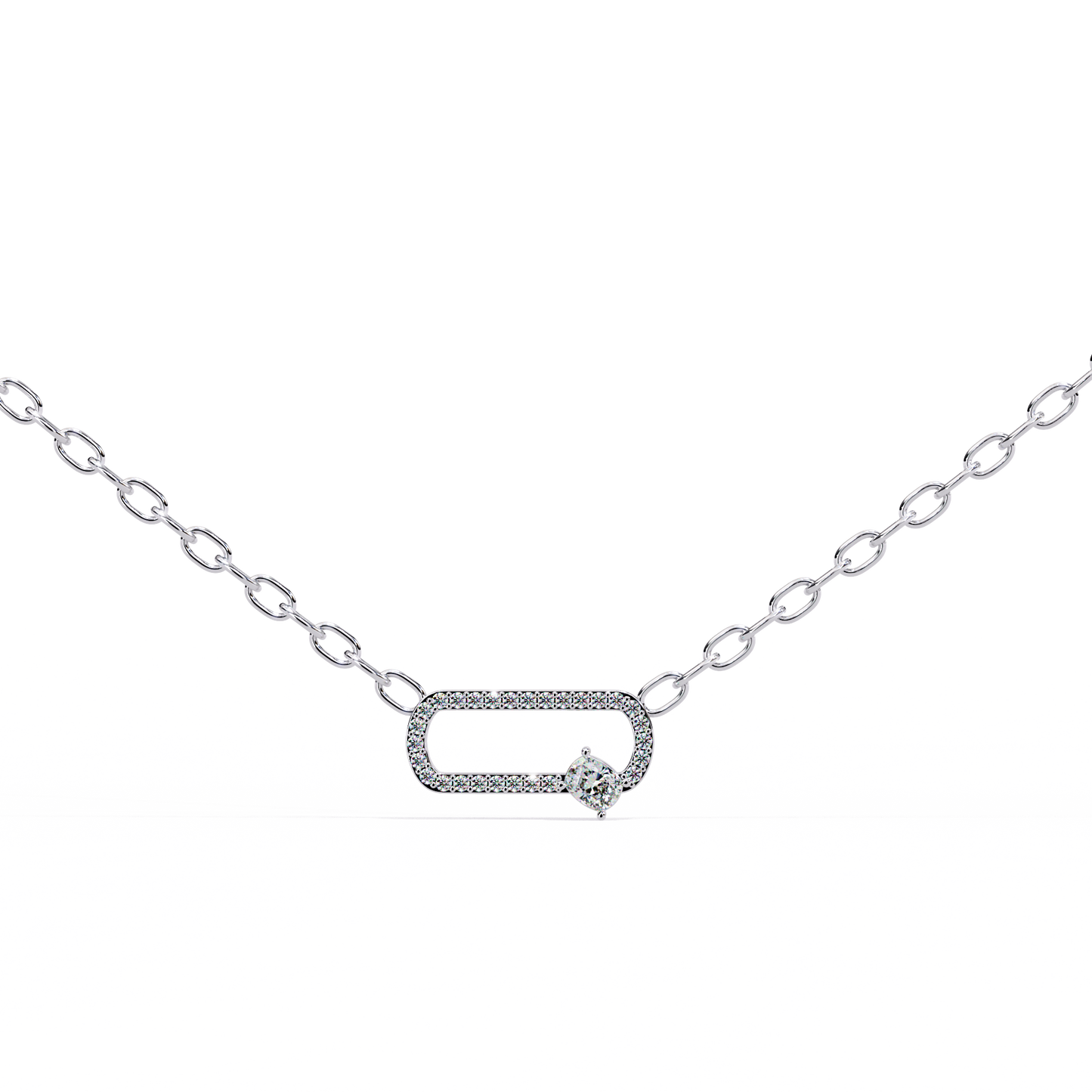 Divina Flare Diamond Pendant
