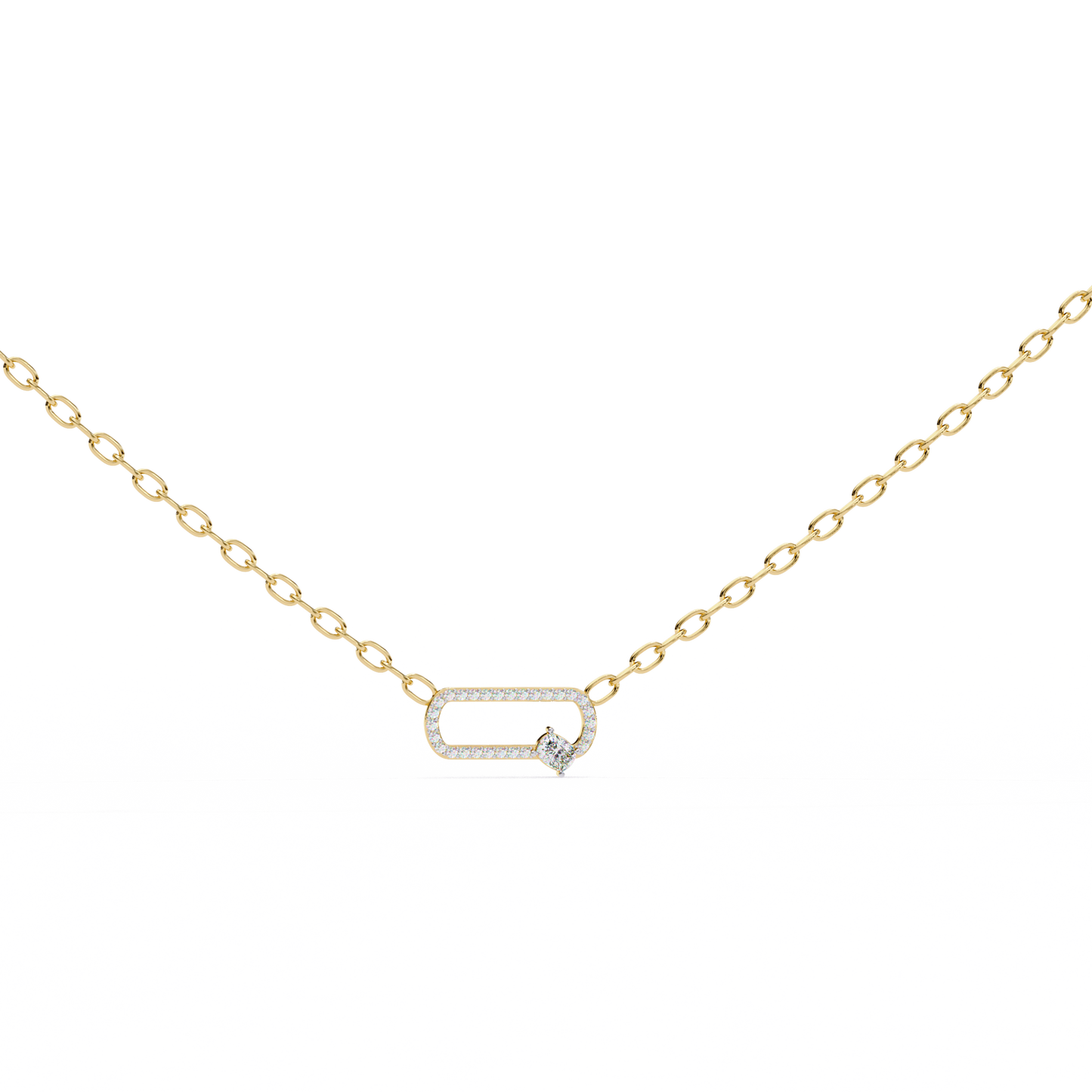 Divina Flare Diamond Pendant