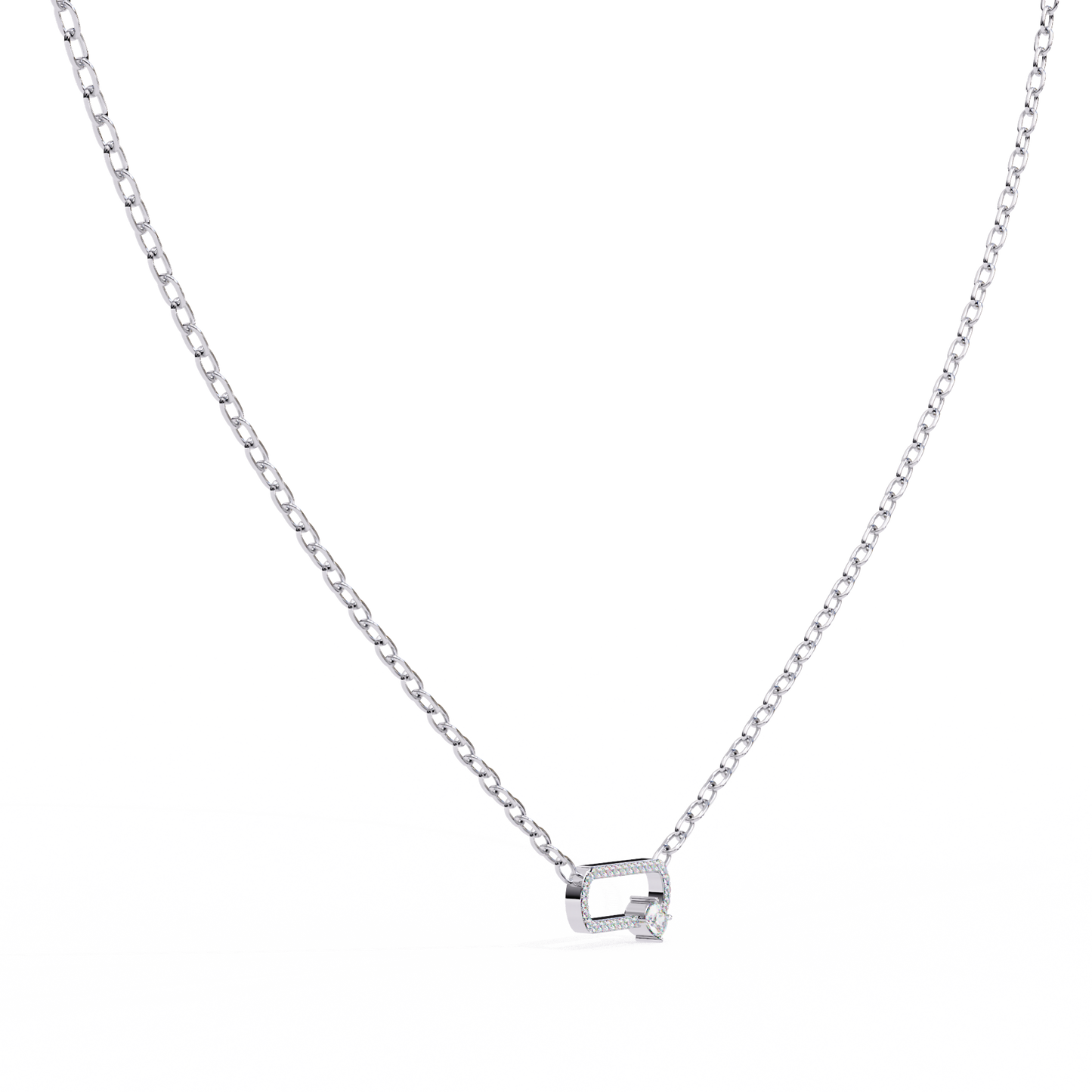 Divina Flare Diamond Pendant