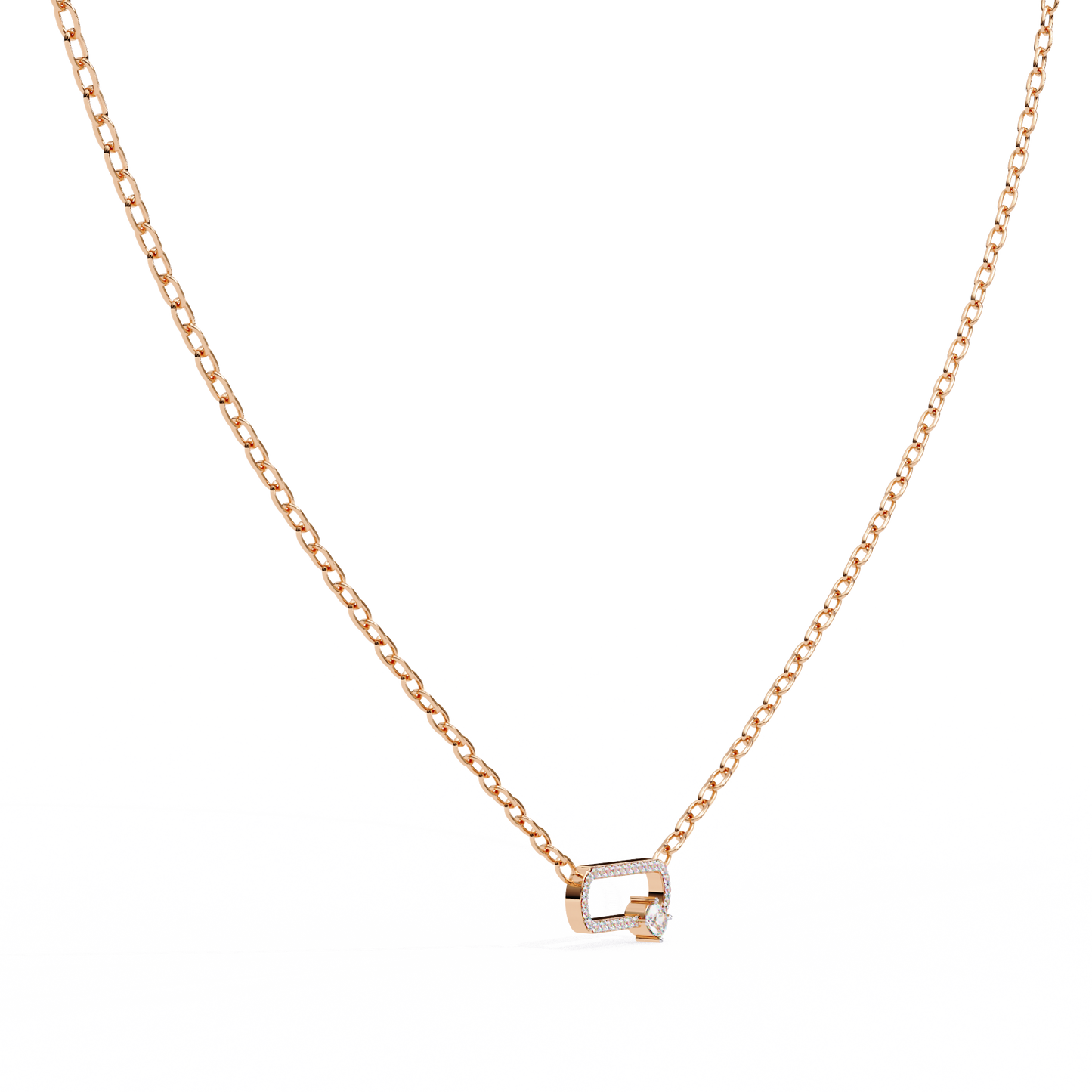 Divina Flare Diamond Pendant