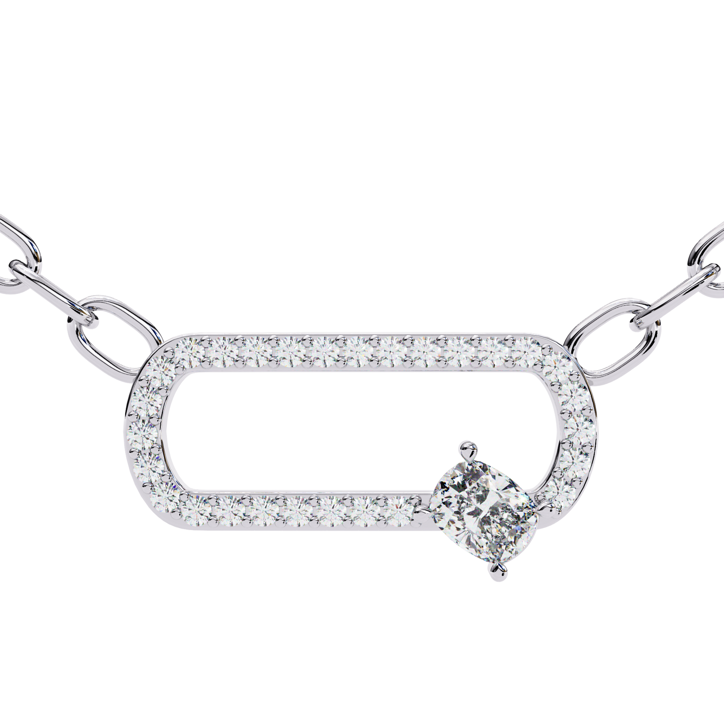 Divina Flare Diamond Pendant
