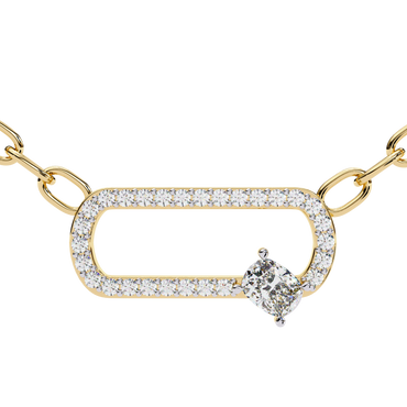 Divina Flare Diamond Pendant