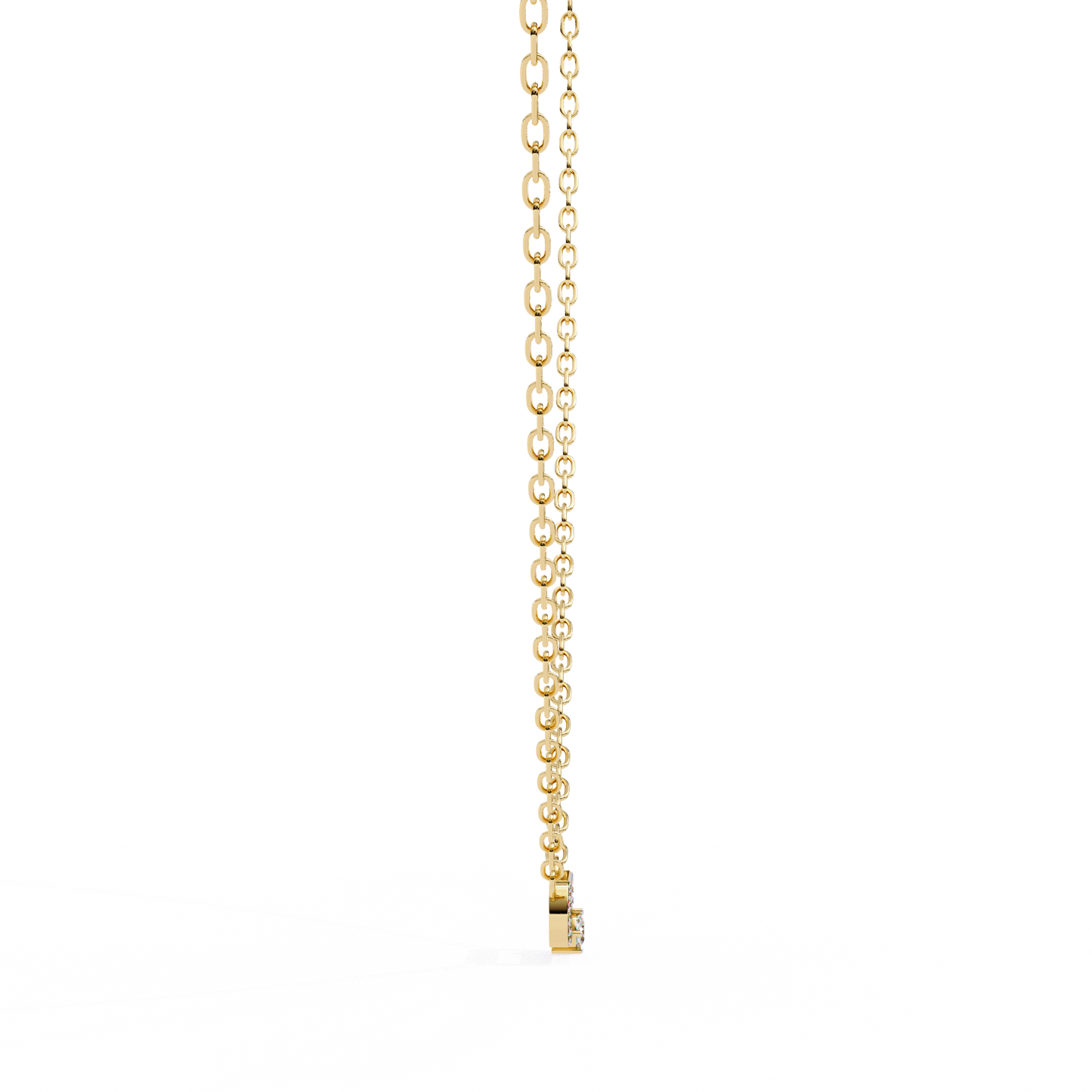 Divina Flare Diamond Pendant