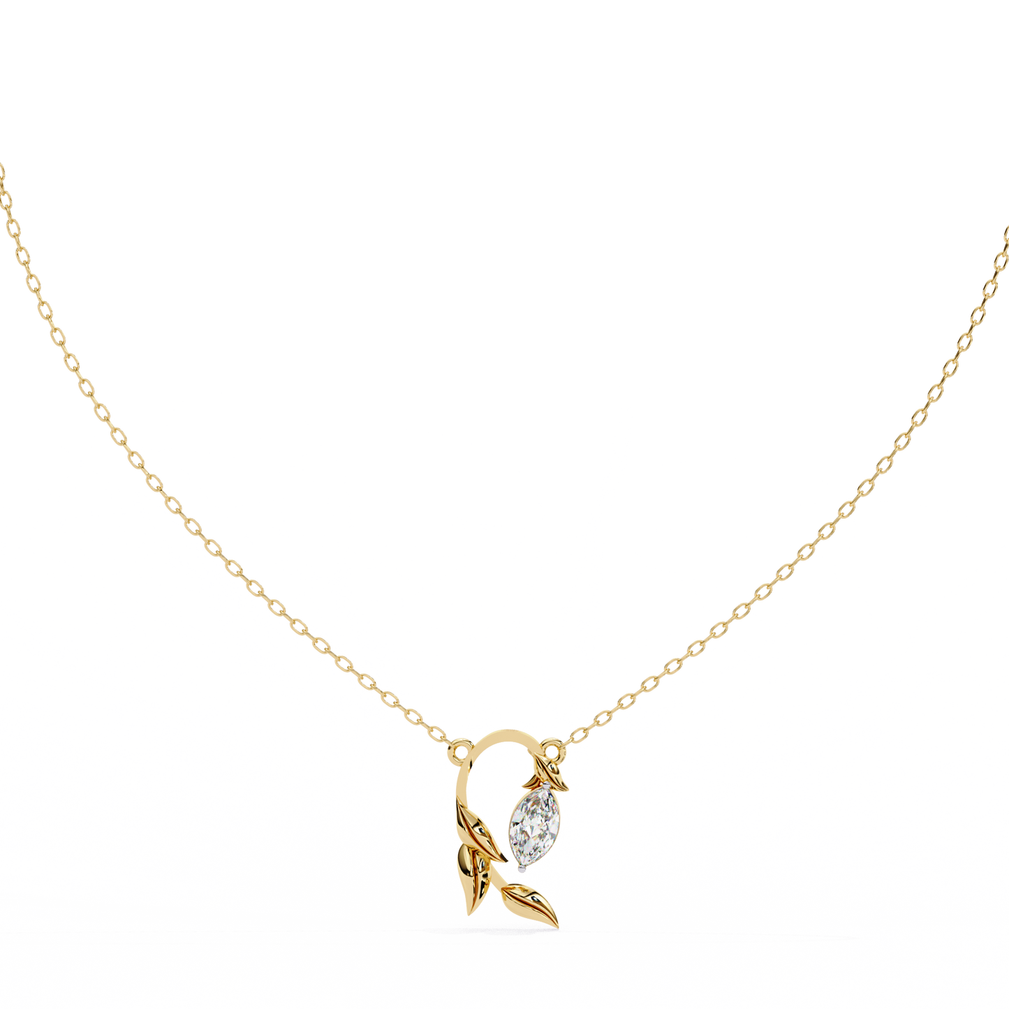Aveline Rose Marquise Pendant
