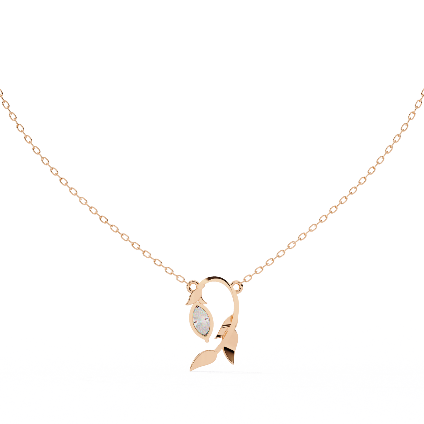 Aveline Rose Marquise Pendant