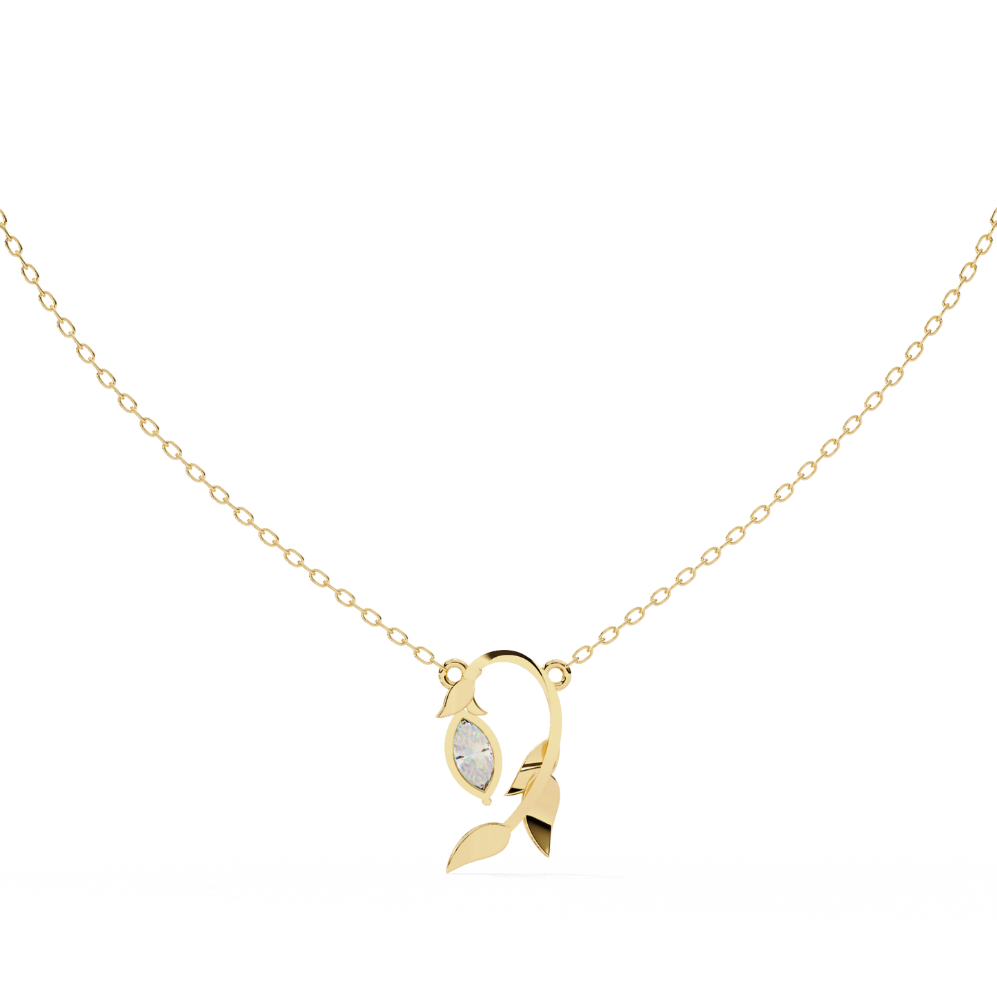 Aveline Rose Marquise Pendant