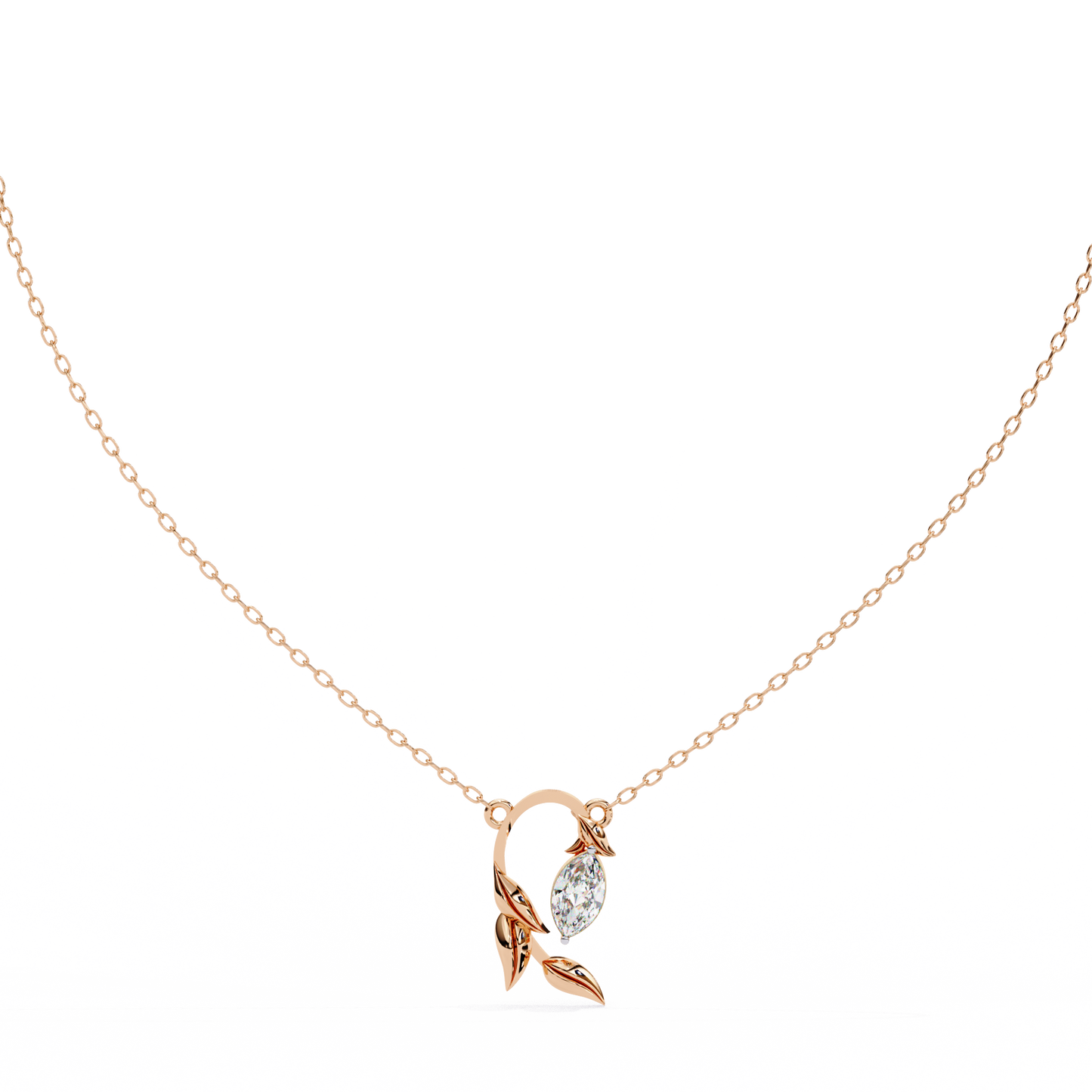 Aveline Rose Marquise Pendant
