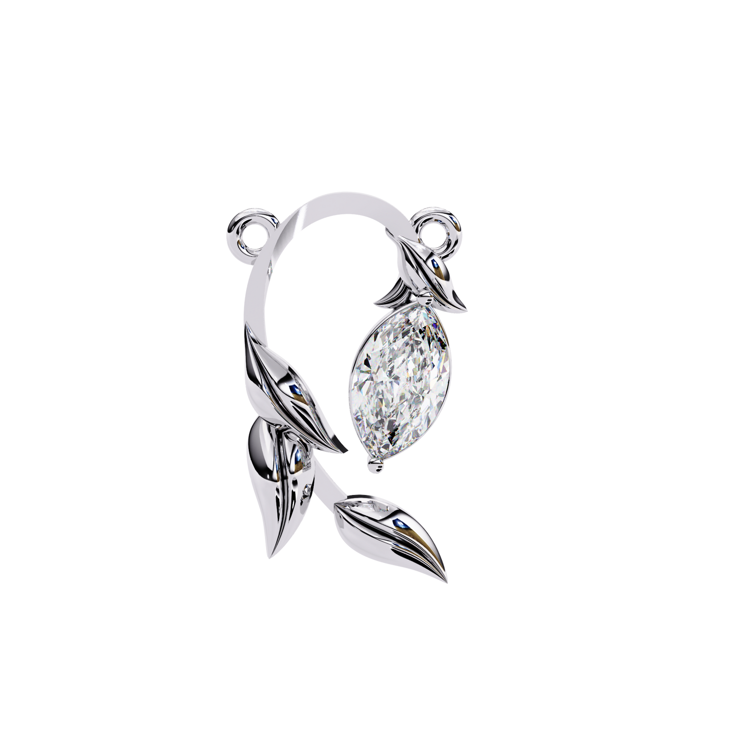 Aveline Rose Marquise Pendant