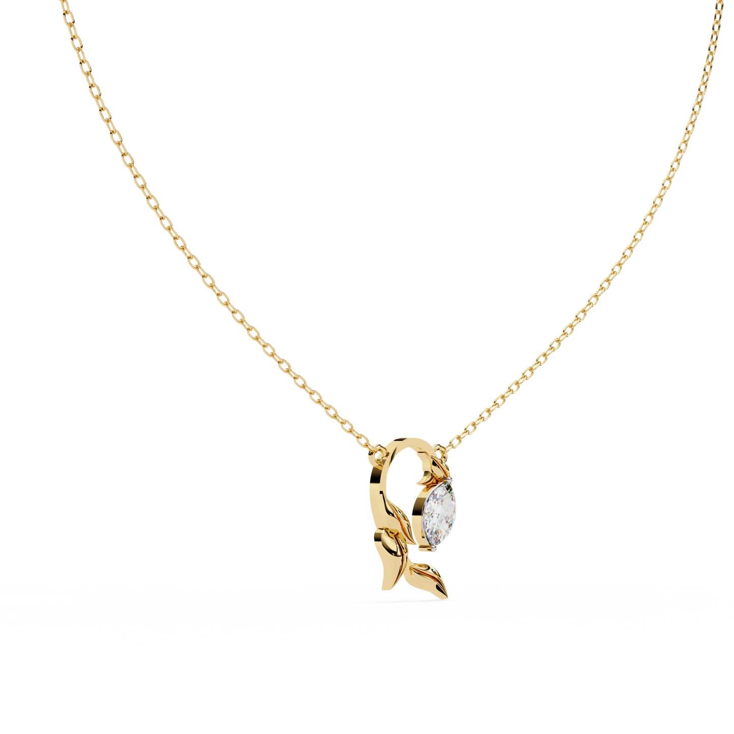 Aveline Rose Marquise Pendant