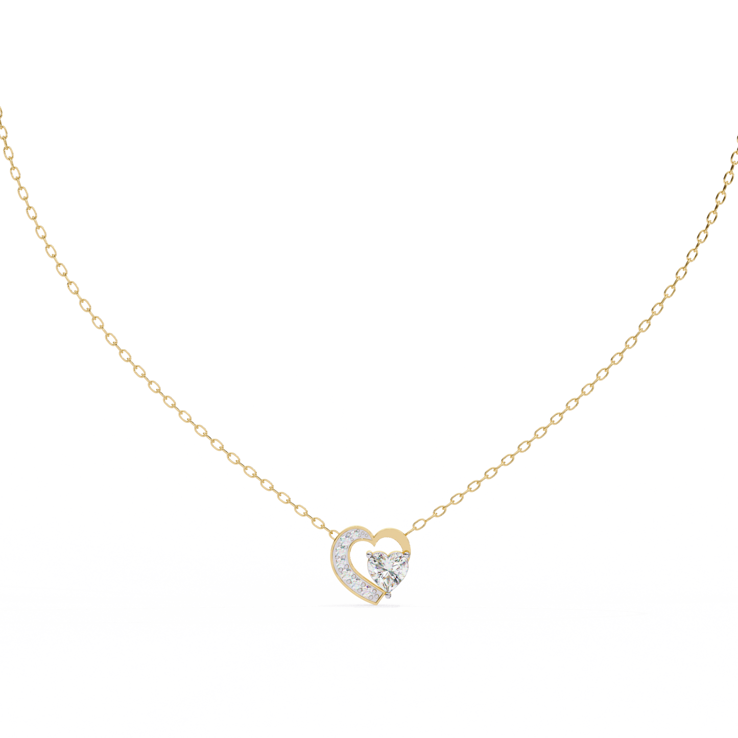 Coralia Dew Heart Pendant
