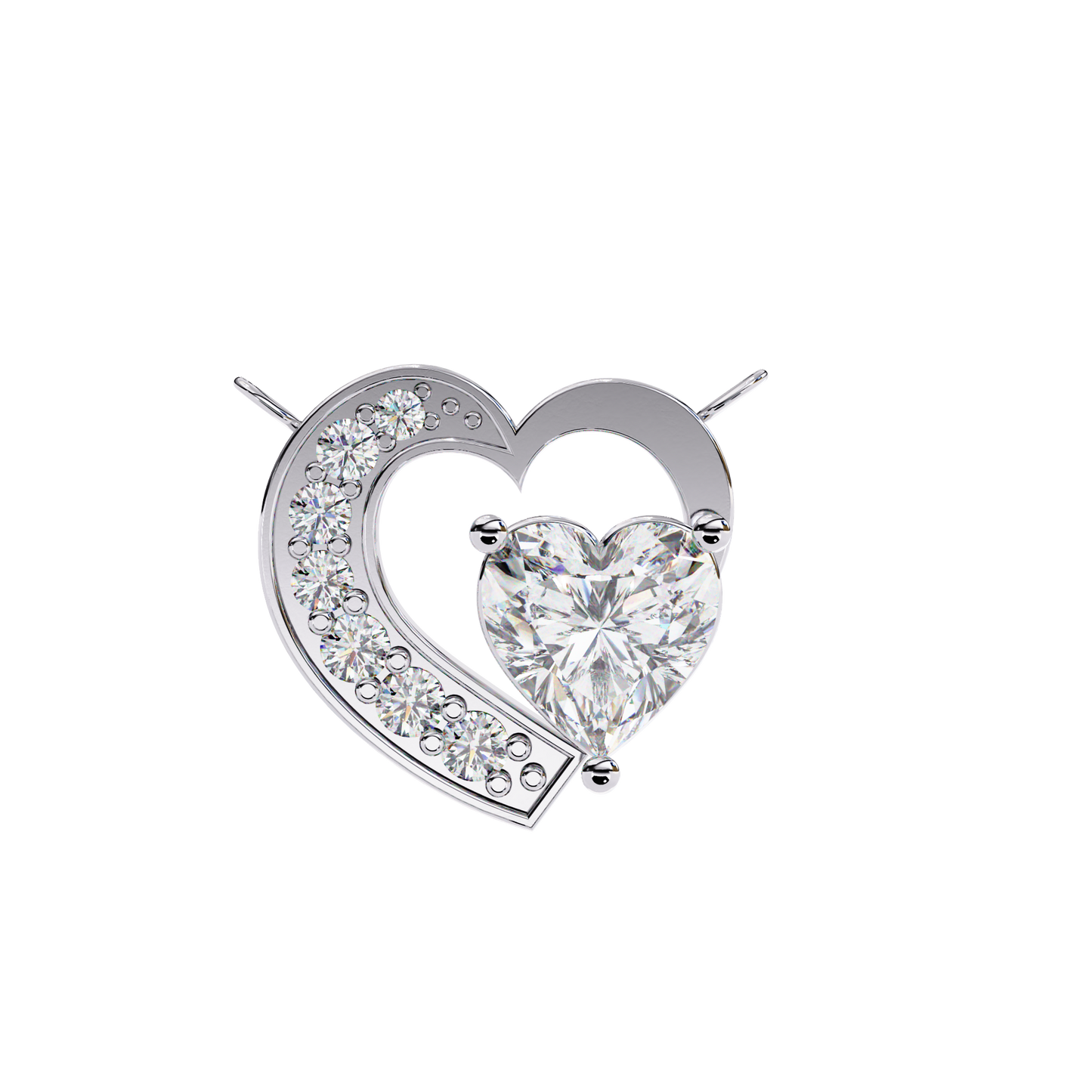 Coralia Dew Heart Pendant