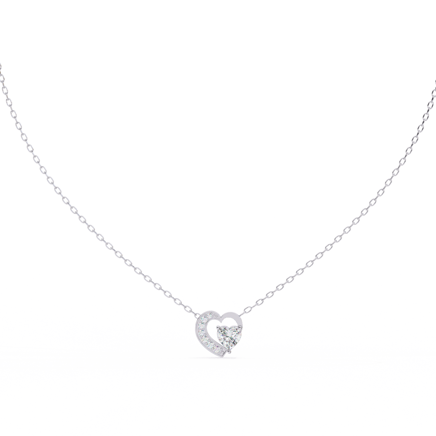 Coralia Dew Heart Pendant