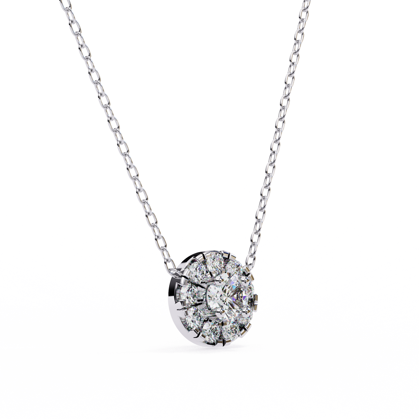Viennette Bloom Diamond Pendant