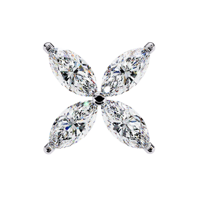 Moon Petals Diamond Earrings