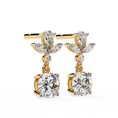 Eternal Drop Solitaire Earrings