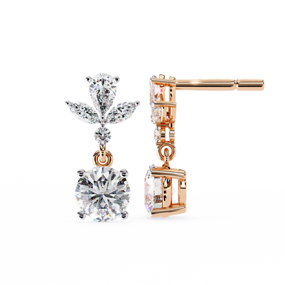 Eternal Drop Solitaire Earrings