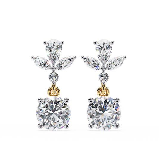Eternal Drop Solitaire Earrings