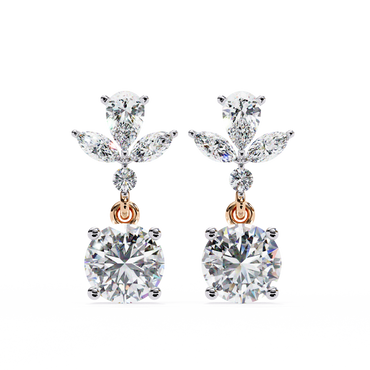Eternal Drop Solitaire Earrings
