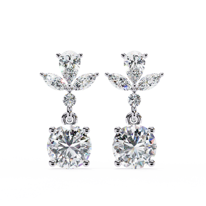 Eternal Drop Solitaire Earrings