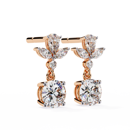 Eternal Drop Solitaire Earrings