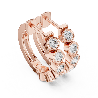 Glow Ringlets Diamond Earrings