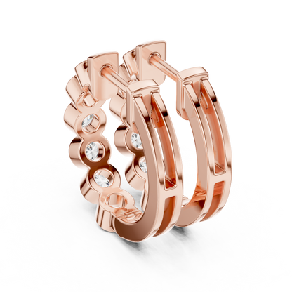 Glow Ringlets Diamond Earrings