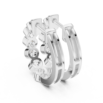 Glow Ringlets Diamond Earrings