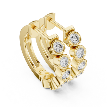 Glow Ringlets Diamond Earrings