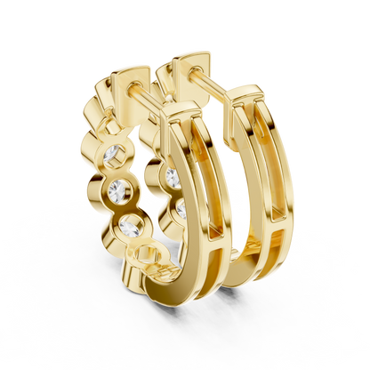 Glow Ringlets Diamond Earrings