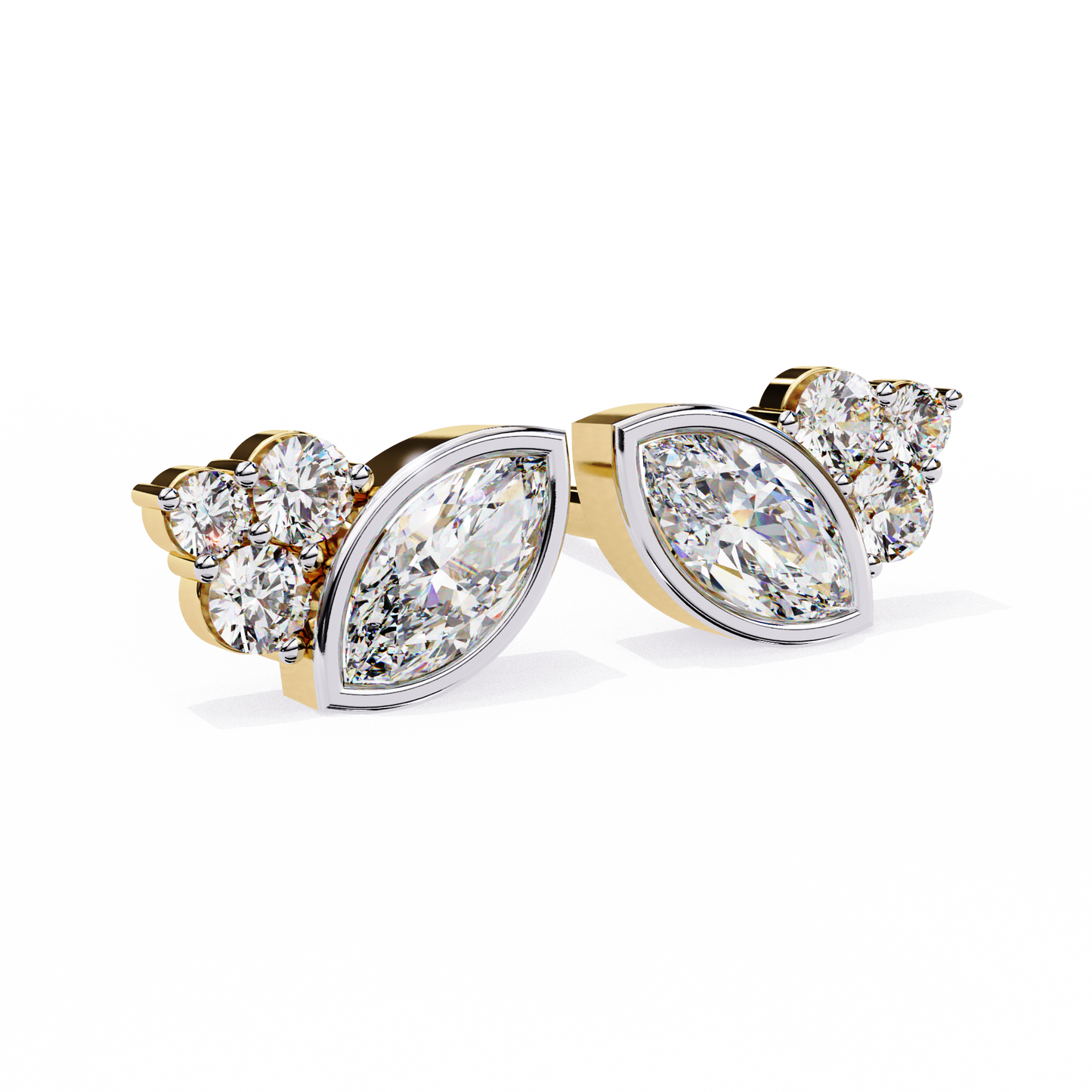 Eternal Leaf Diamond Studs