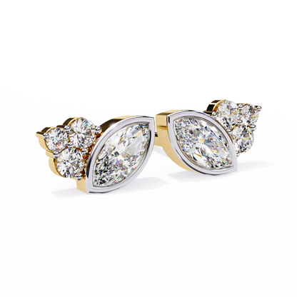 Eternal Leaf Diamond Studs