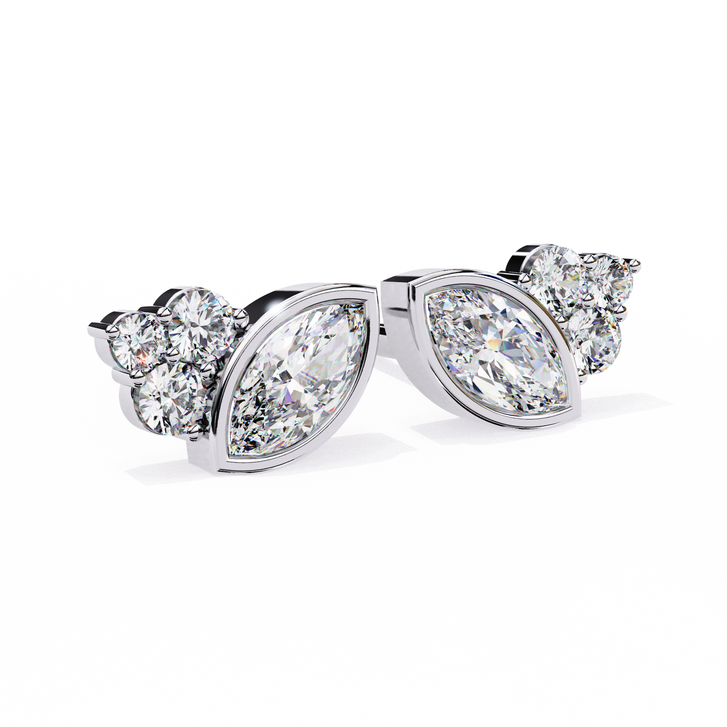Eternal Leaf Diamond Studs