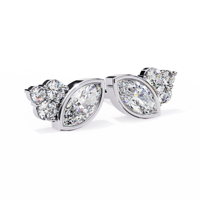 Eternal Leaf Diamond Studs