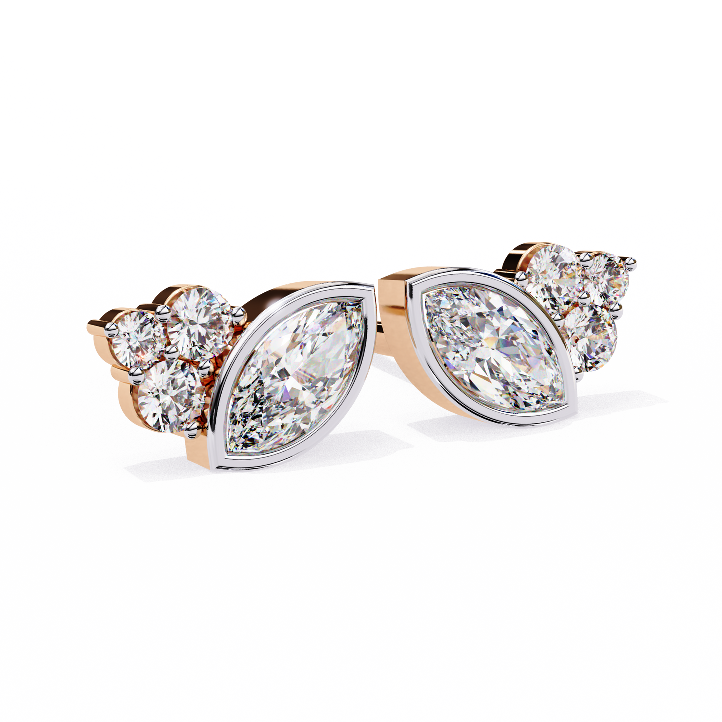 Eternal Leaf Diamond Studs