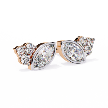 Eternal Leaf Diamond Studs