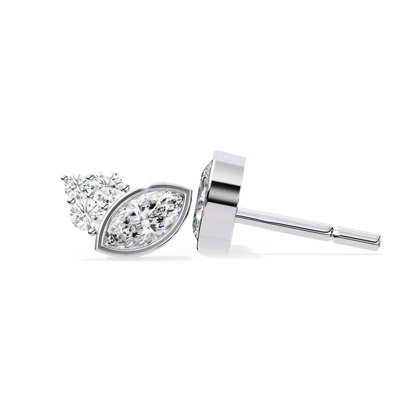 Eternal Leaf Diamond Studs
