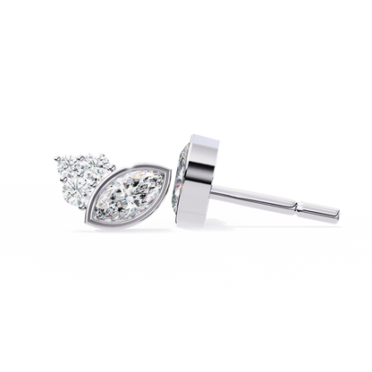 Eternal Leaf Diamond Studs