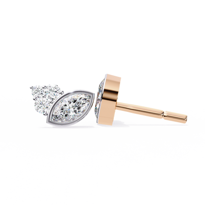 Eternal Leaf Diamond Studs