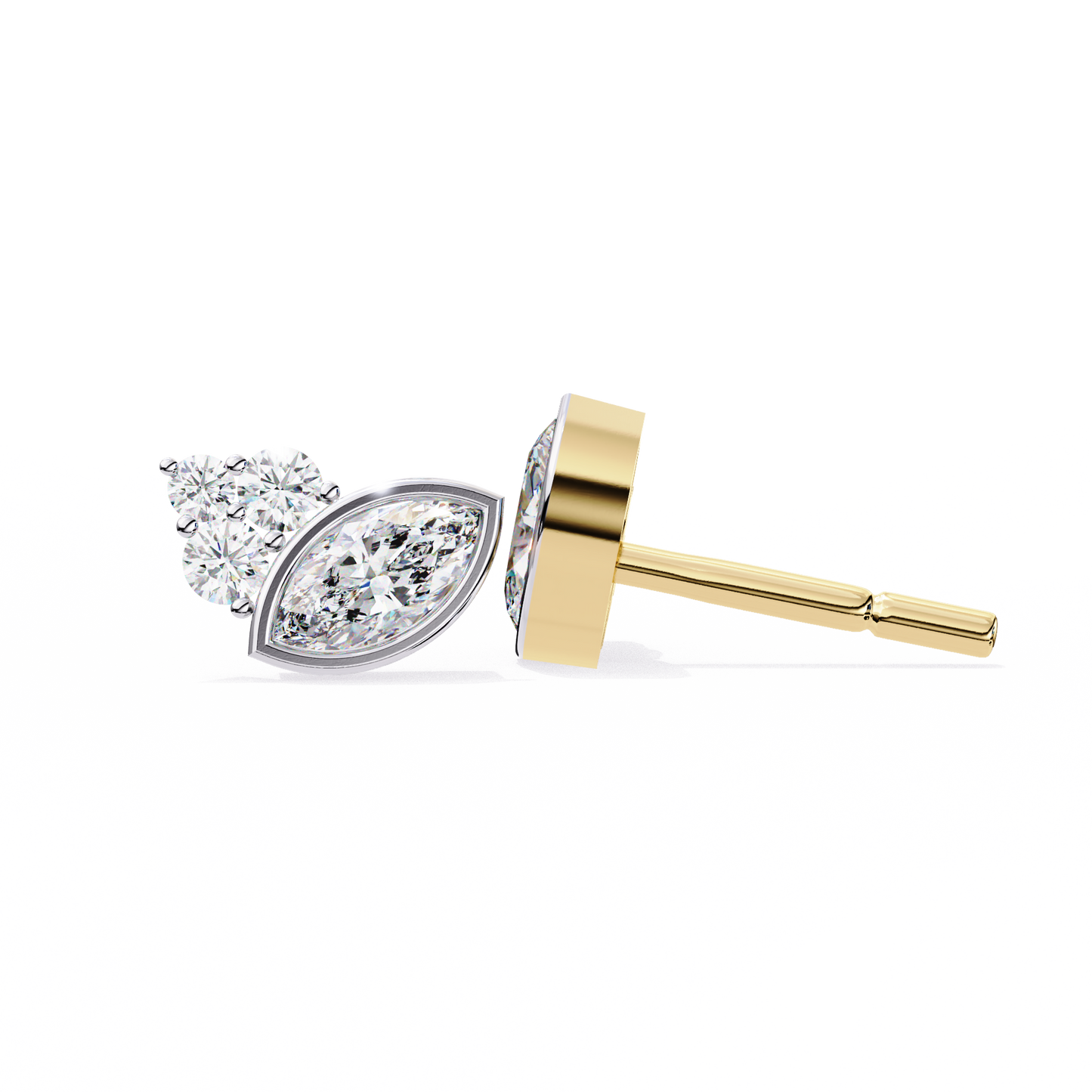 Eternal Leaf Diamond Studs