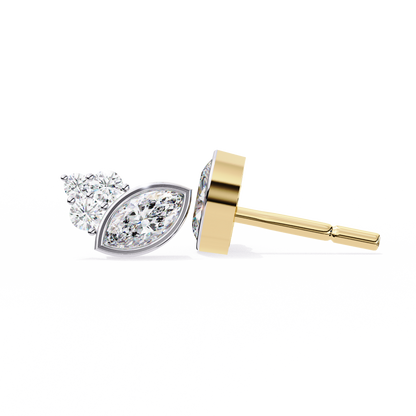 Eternal Leaf Diamond Studs
