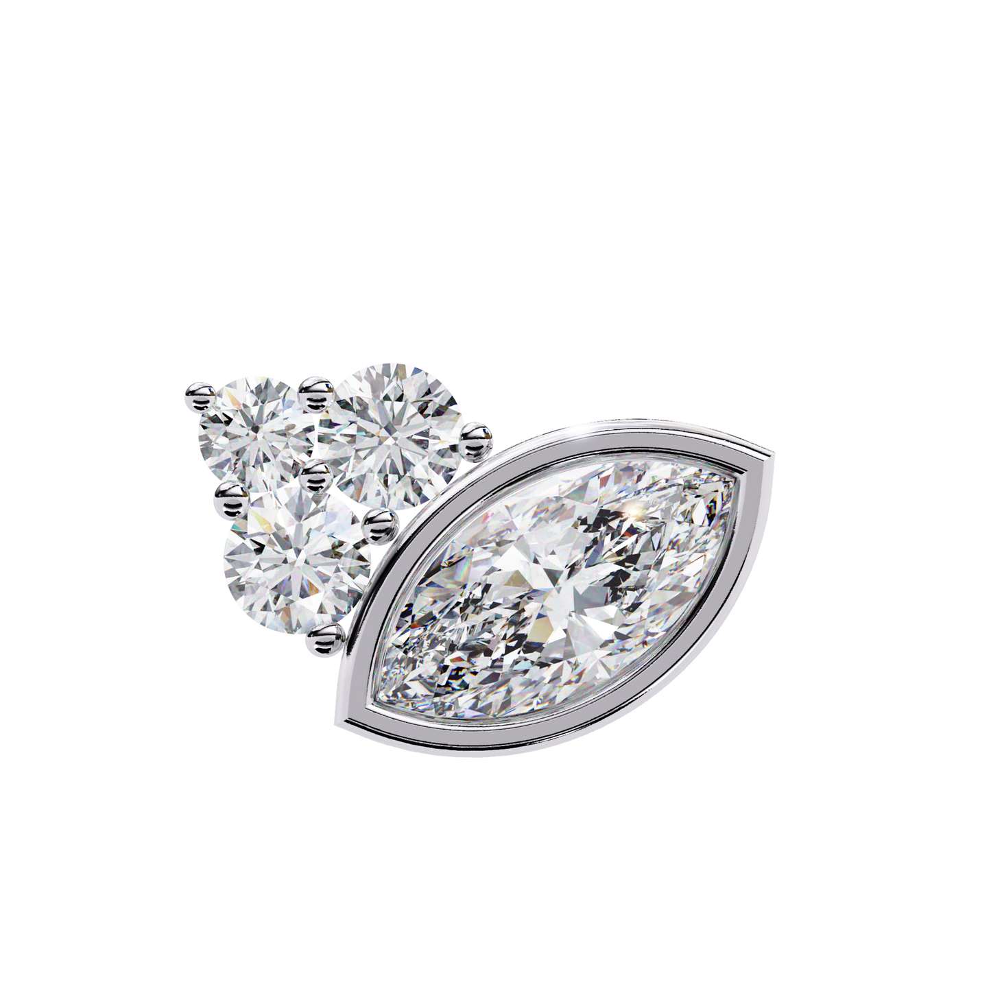Eternal Leaf Diamond Studs