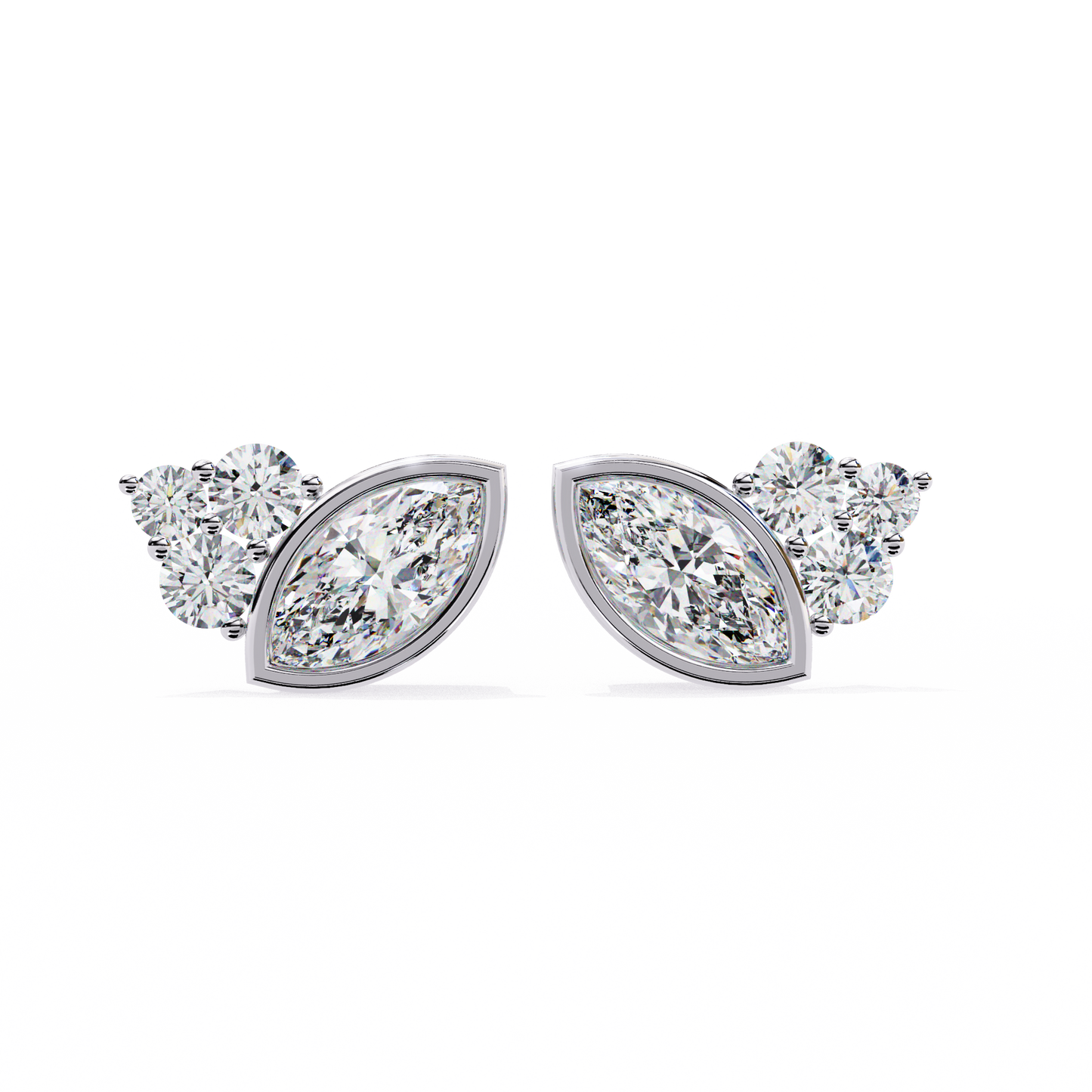 Eternal Leaf Diamond Studs