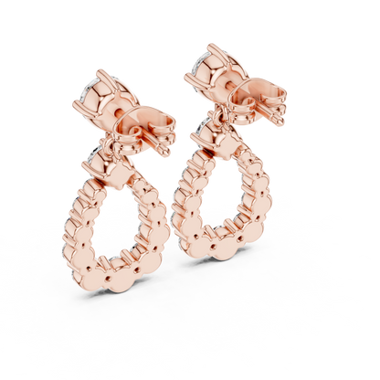 Aurielle Halo - The Circle of Light Diamond Earrings