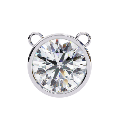 Viennette Opulenza Round Solitaire Pendant