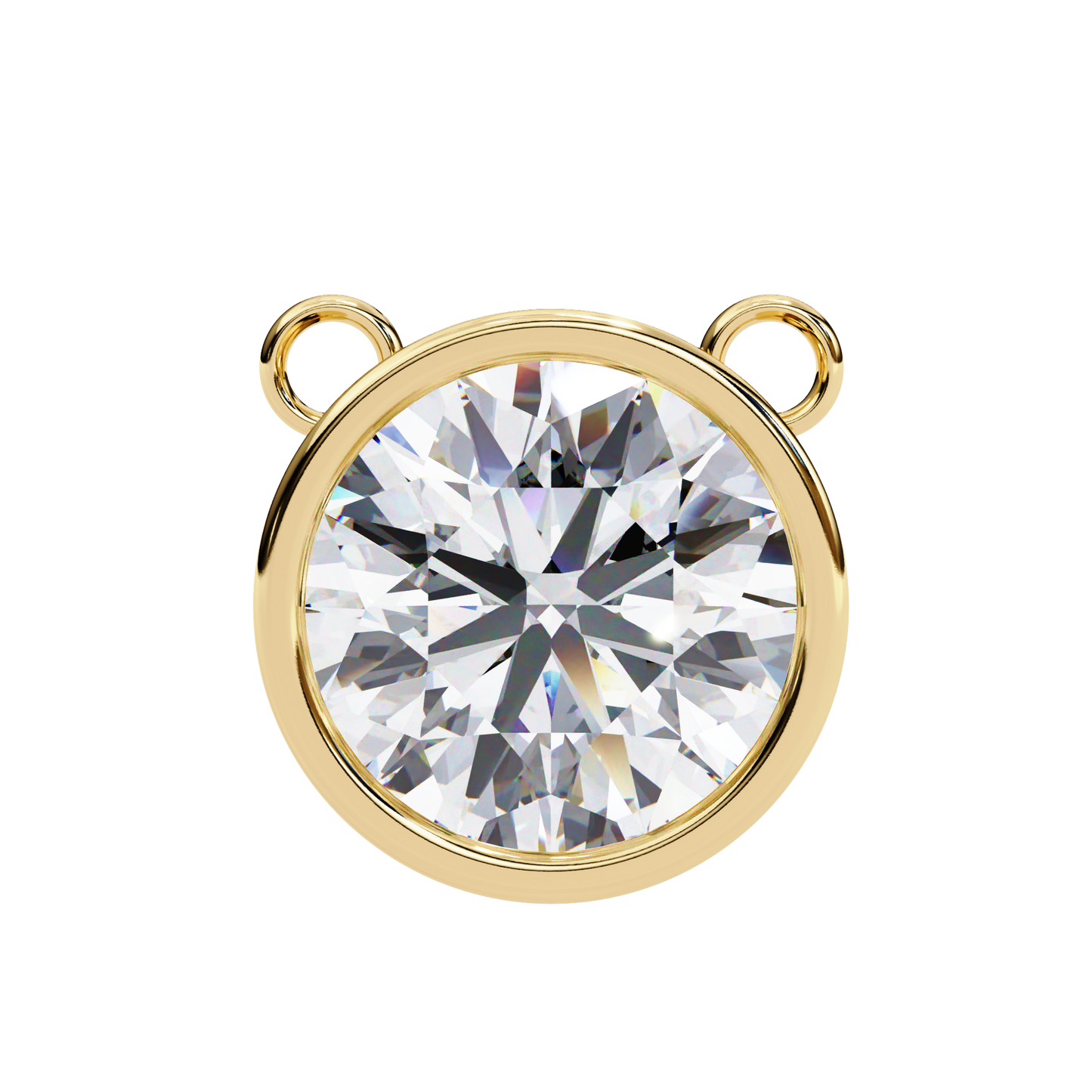 Viennette Opulenza Round Solitaire Pendant