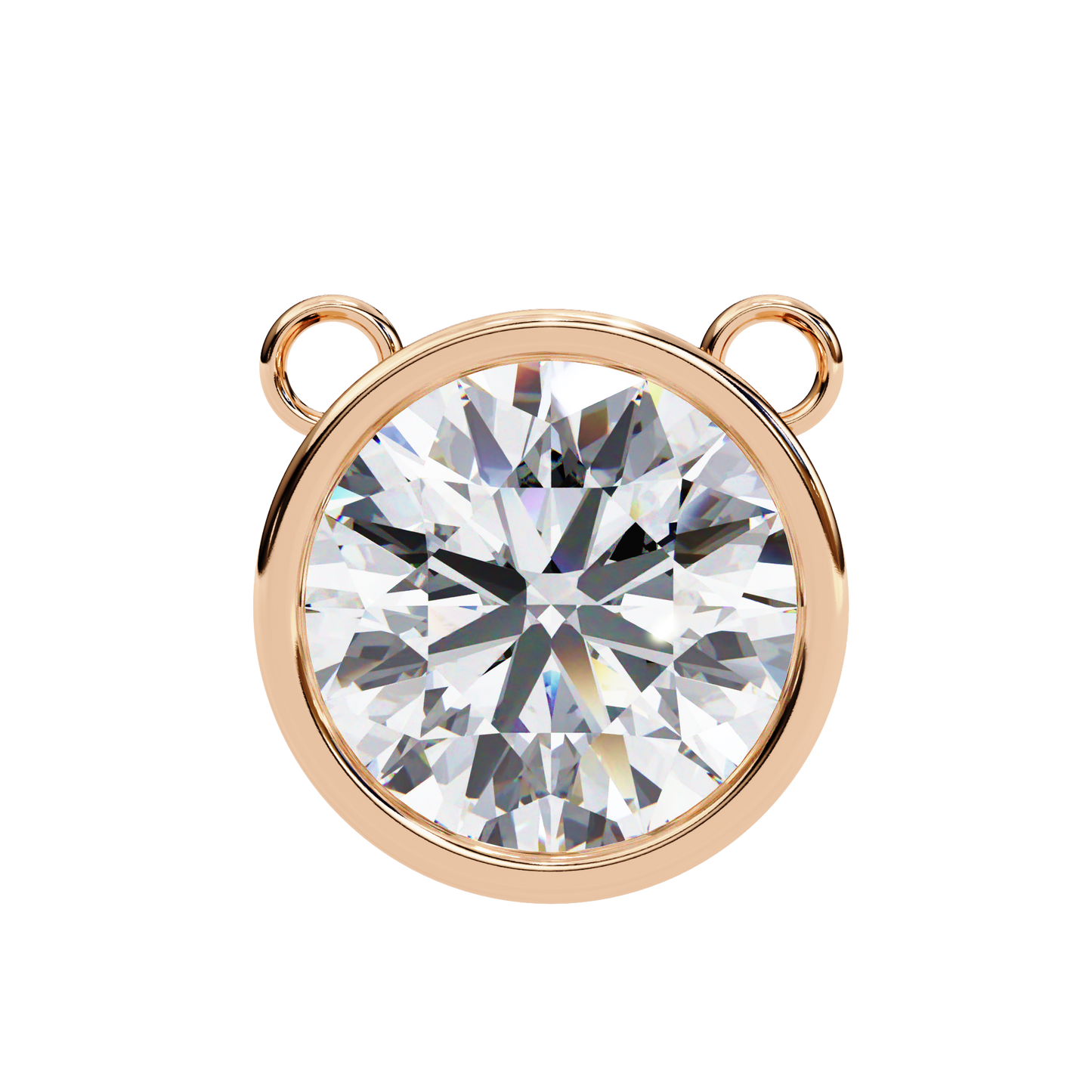 Viennette Opulenza Round Solitaire Pendant