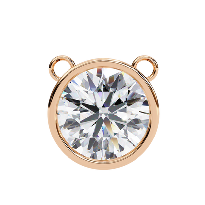 Viennette Opulenza Round Solitaire Pendant