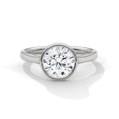 Prismatic Echo Round Diamond Ring